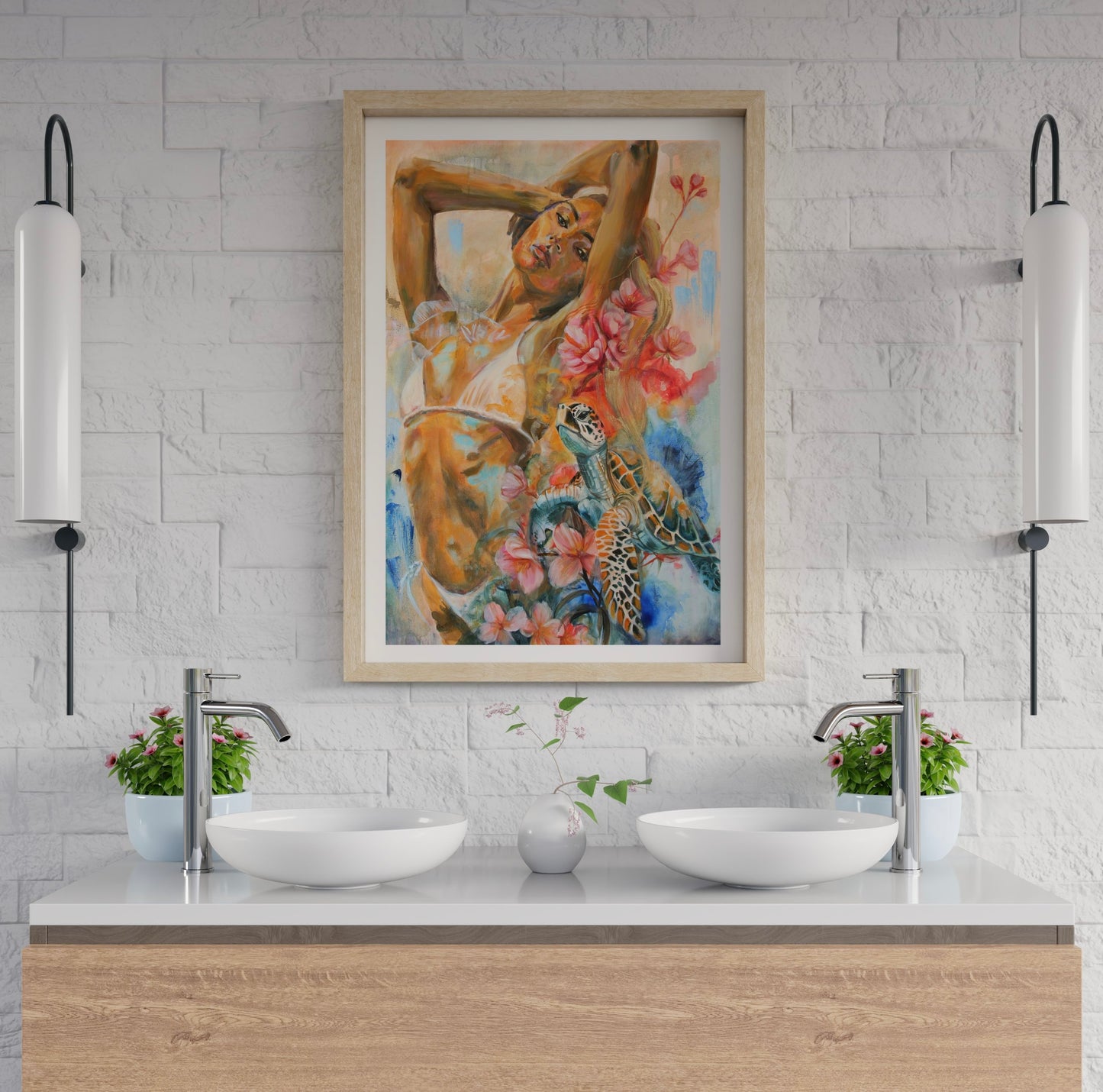 "Oceanic Allure" Fine Art Druck