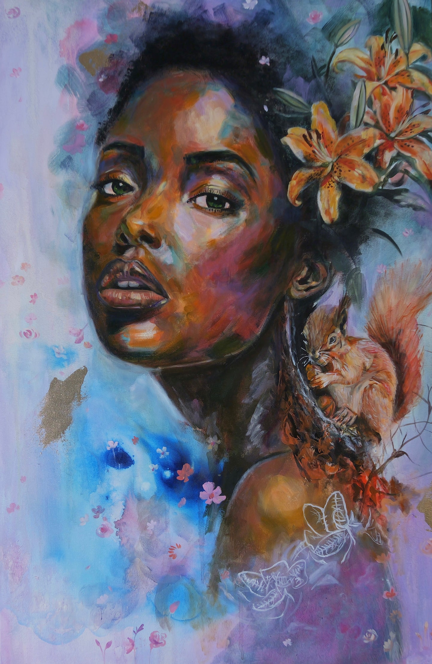 "Enchanted Gaze" Fine Art Druck