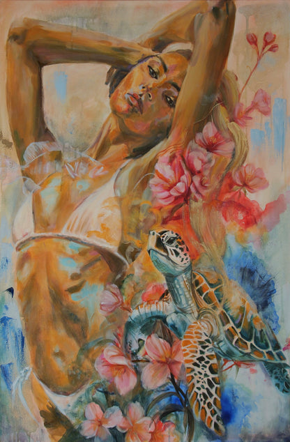 "Oceanic Allure" Fine Art Druck