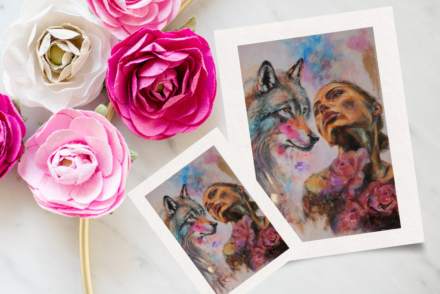 "Wild Embrace" Fine Art Druck