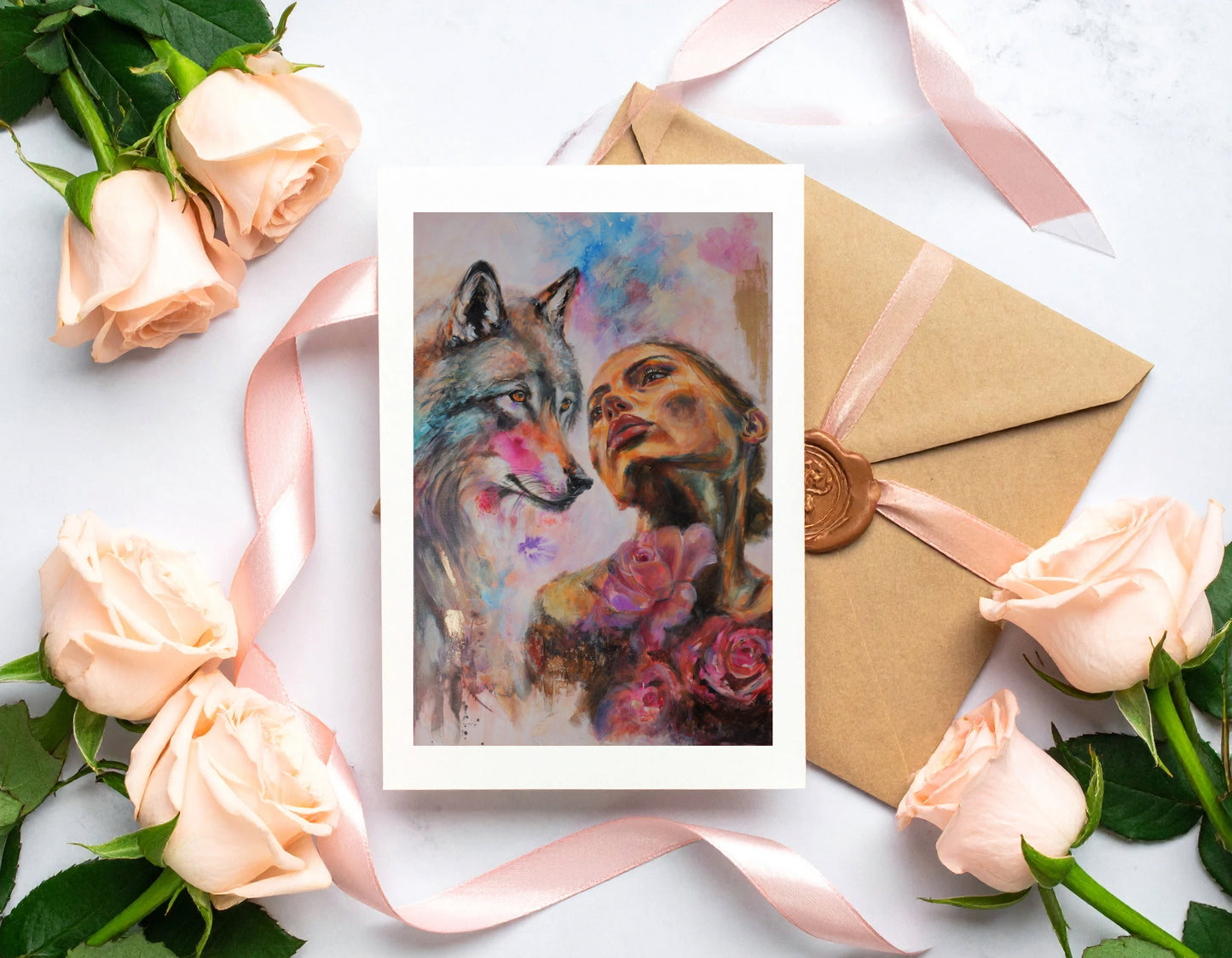 "Wild Embrace" Fine Art Druck