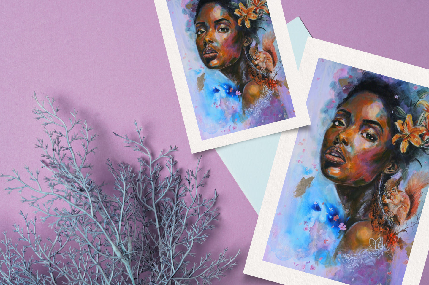 "Enchanted Gaze" Fine Art Druck