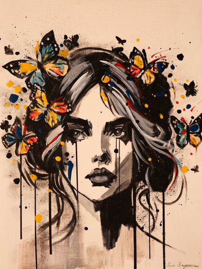 Abstract Butterfly Portrait