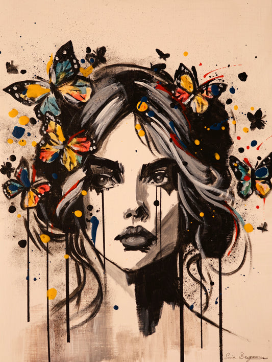 Abstract Butterfly Portrait