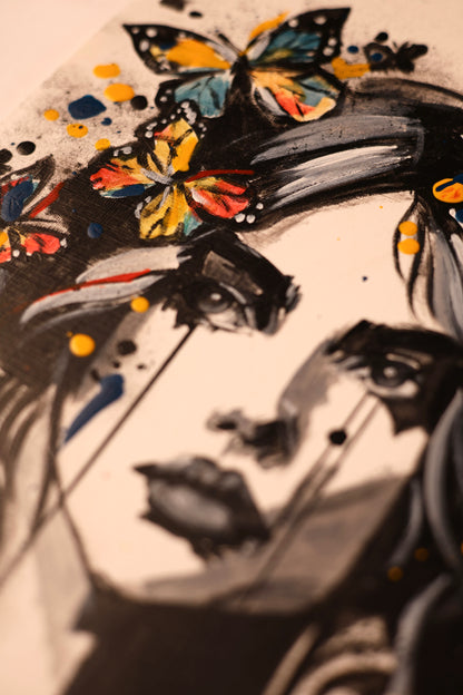 Abstract Butterfly Portrait