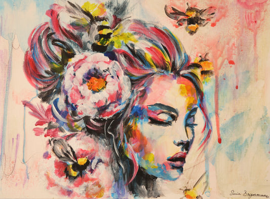 Busy Bee Portrait