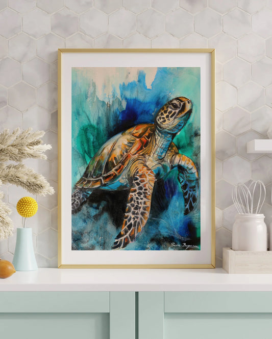 "Into The Blue" Fine Art Print